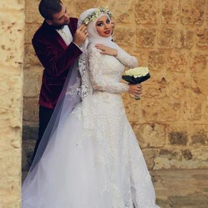 Olivia Bridal 2015 Wedding Dresses Arabic Muslim..