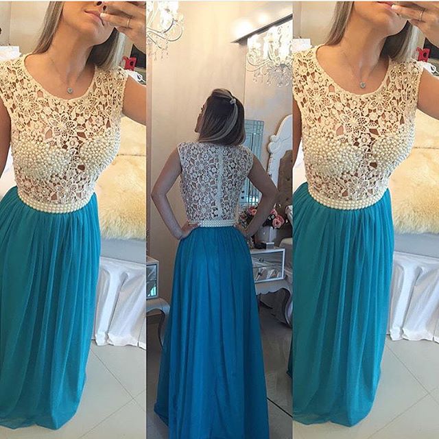 lace top dress with chiffon bottom